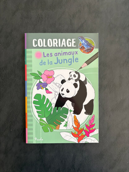 Livre de coloriage - Les animaux de la jungle