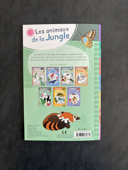 Livre de coloriage - Les animaux de la jungle
