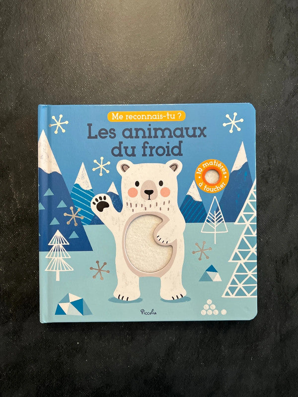 Livre à toucher - les animaux du froid