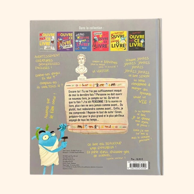 N'ouvre pas ce livre. Jamais ! - Album jeunesse 4-7 ans