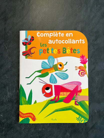 Complète en autocollants - les petites bêtes