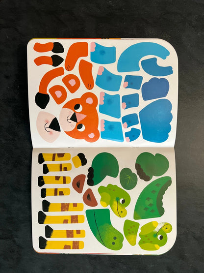 Complète en autocollants - la savane