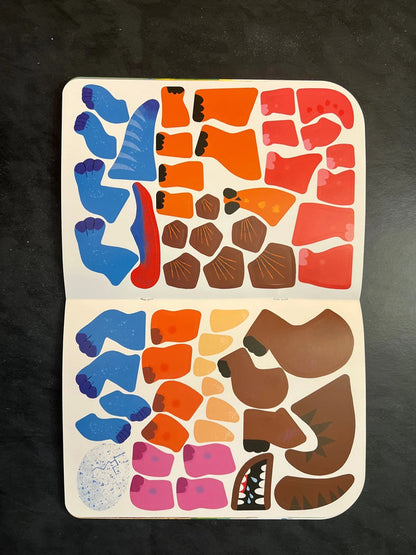 Complète en autocollants - les dinosaures