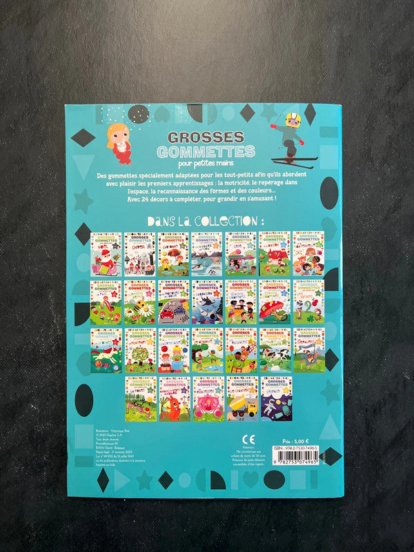 Livre de gommettes - l’hiver