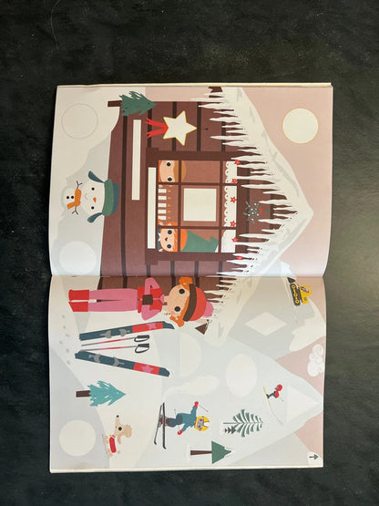 Livre de gommettes - l’hiver