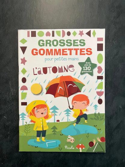 Livre de gommettes - l’automne