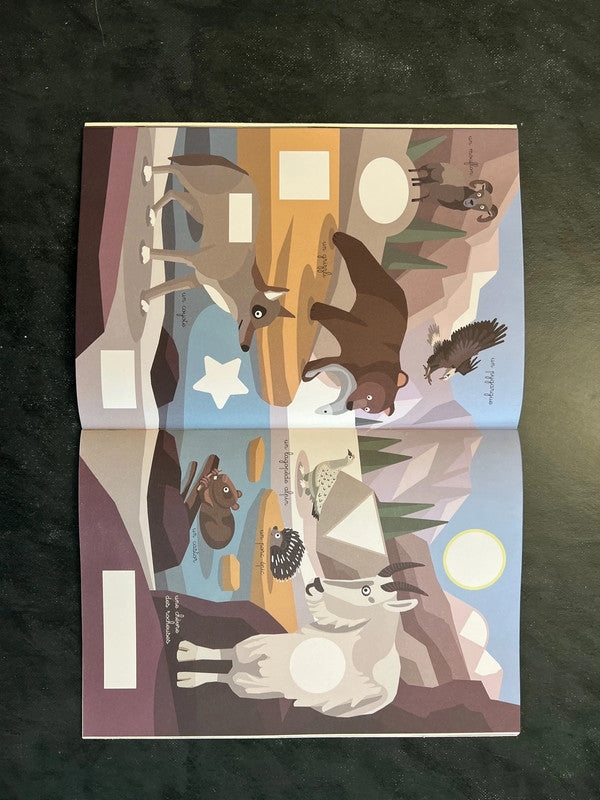 Livre de gommettes - les animaux du froid