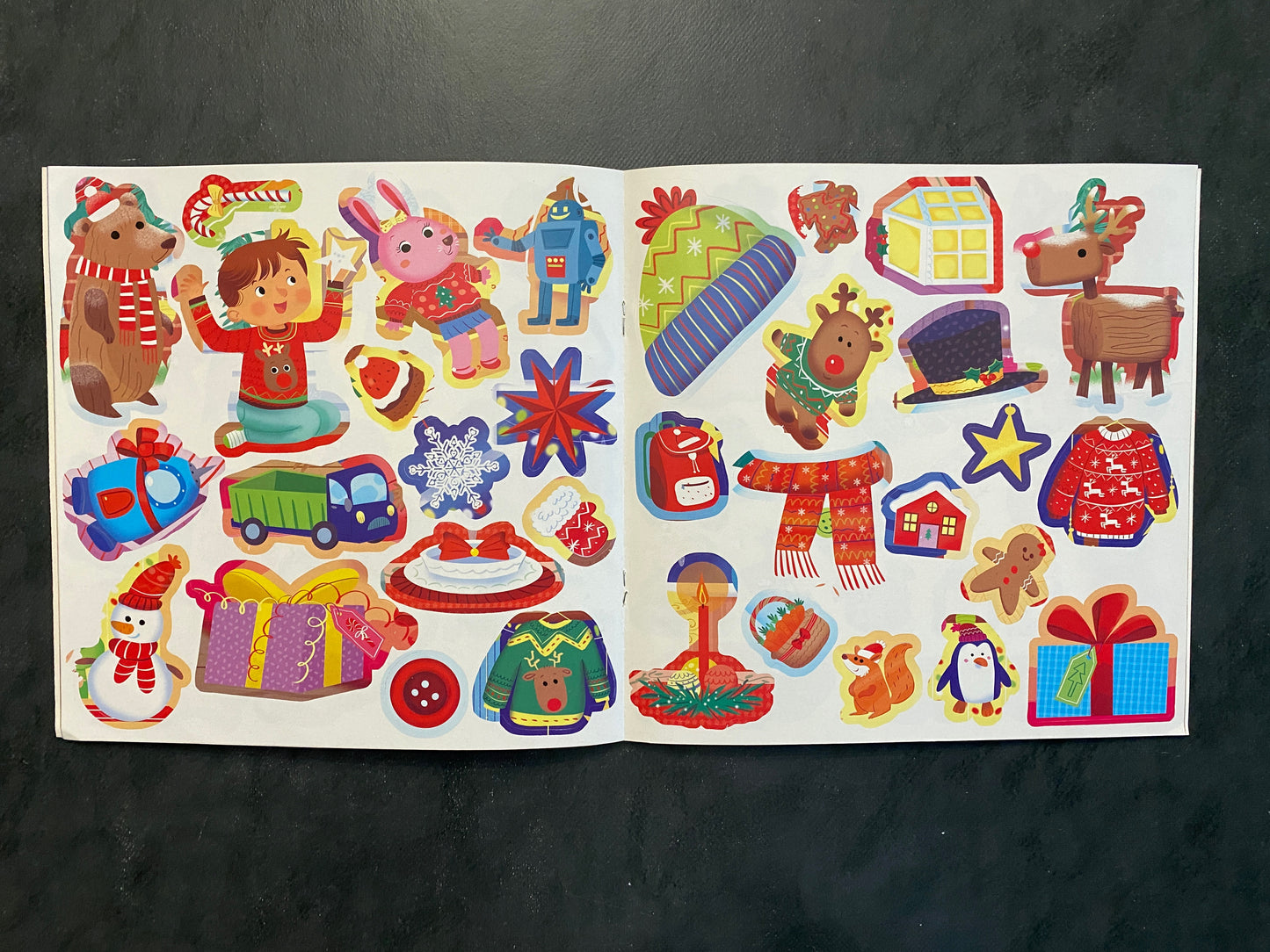 70 autocollants - Noël