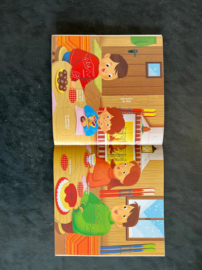 70 autocollants - hiver