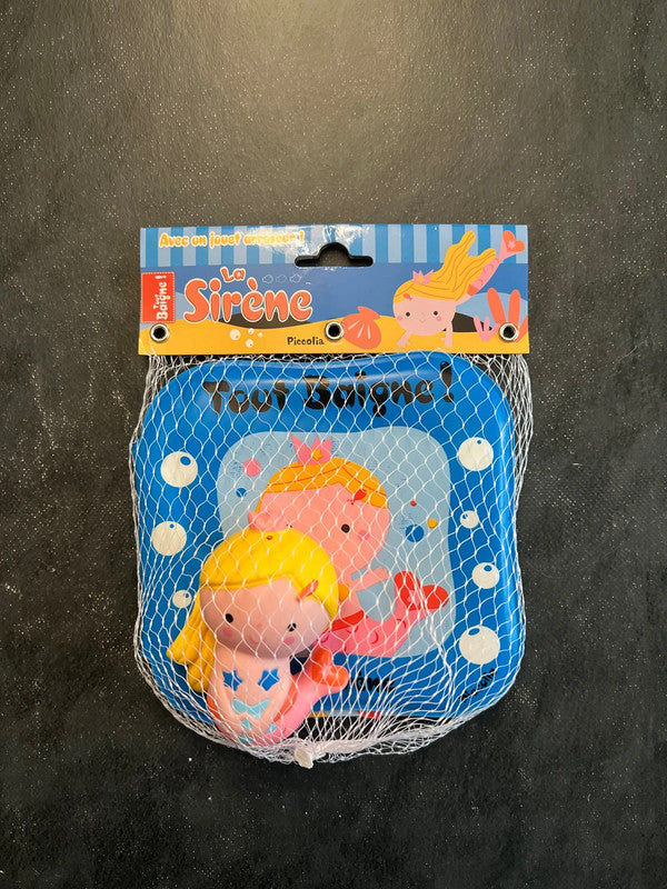 Livre de bain - la sirène