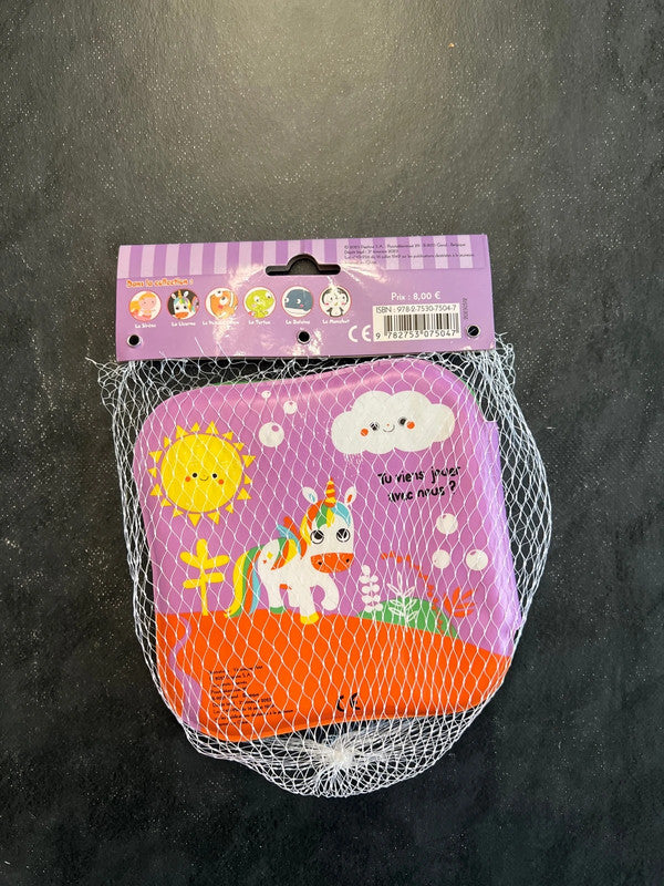 Livre de bain - la licorne