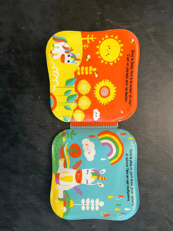 Livre de bain - la licorne