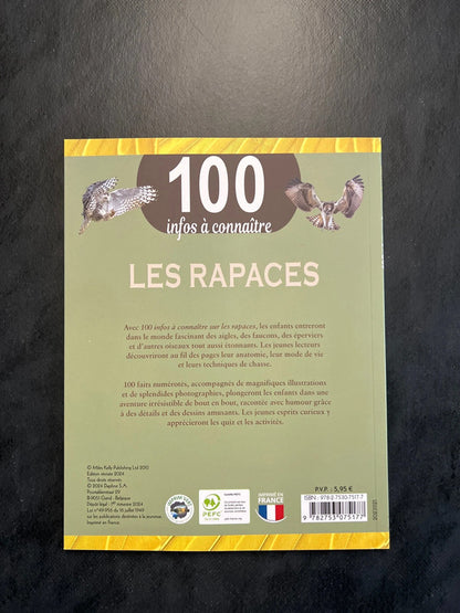 100 infos à connaître - les rapaces