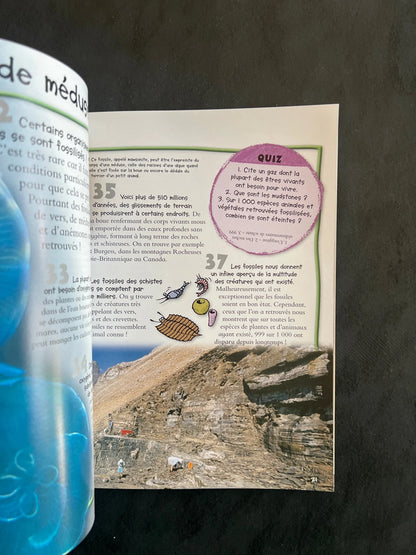 Livre 100 infos à connaître - les fossiles