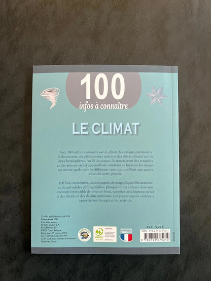 Livre 100 infos à connaître - le climat