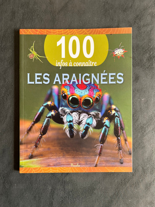 100 infos à connaître - les araignées