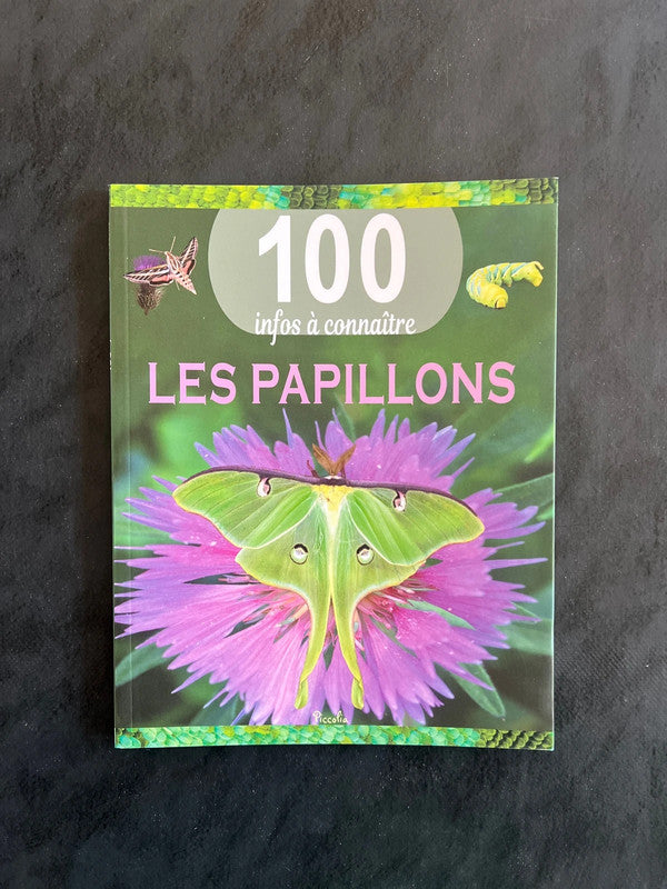 Livre 100 infos à connaître - les papillons