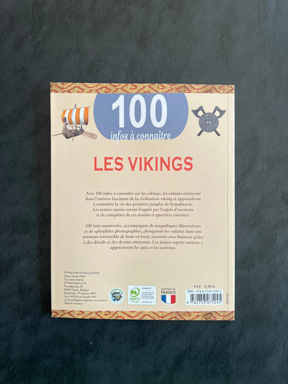 Livre 100 infos à connaître - les vikings