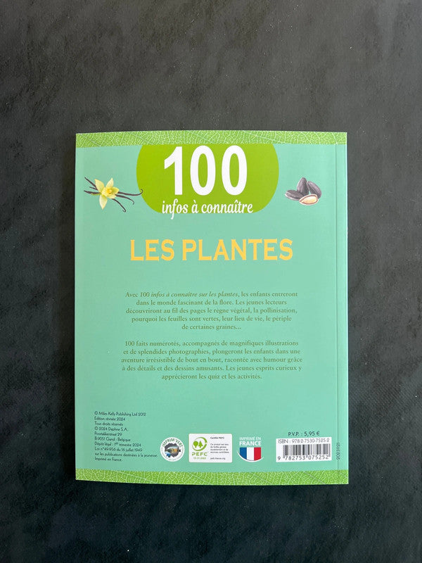 Livre 100 infos à connaître - les plantes