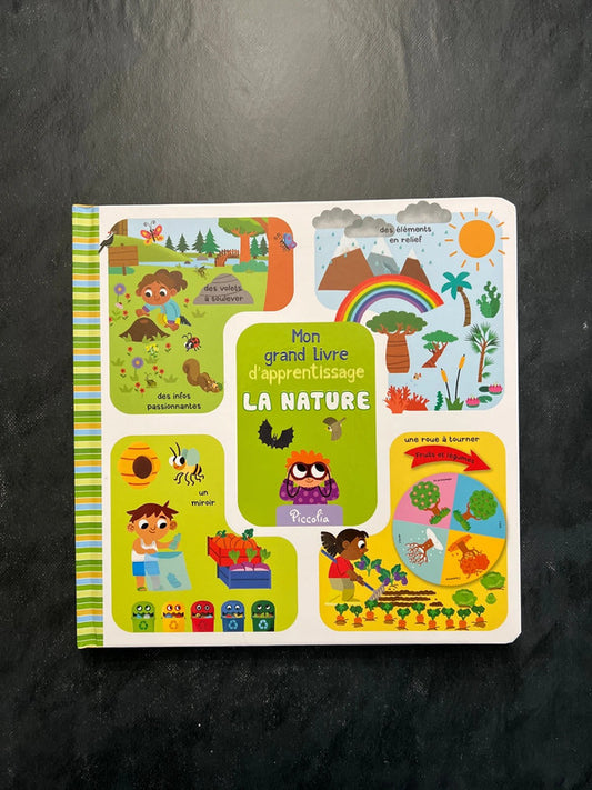 Mon grand livre d’apprentissage - la nature