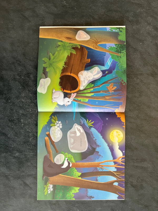 70 autocollants - les animaux nocturnes