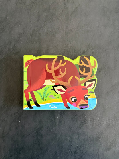 Livre cartonné mini animaux - Cerf