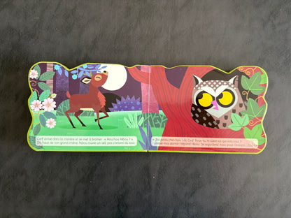 Livre cartonné mini animaux - Cerf