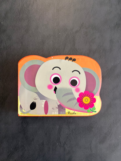 Livre cartonné mini animaux - éléphant