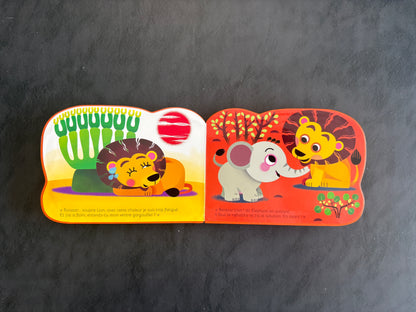 Livre cartonné mini animaux - éléphant