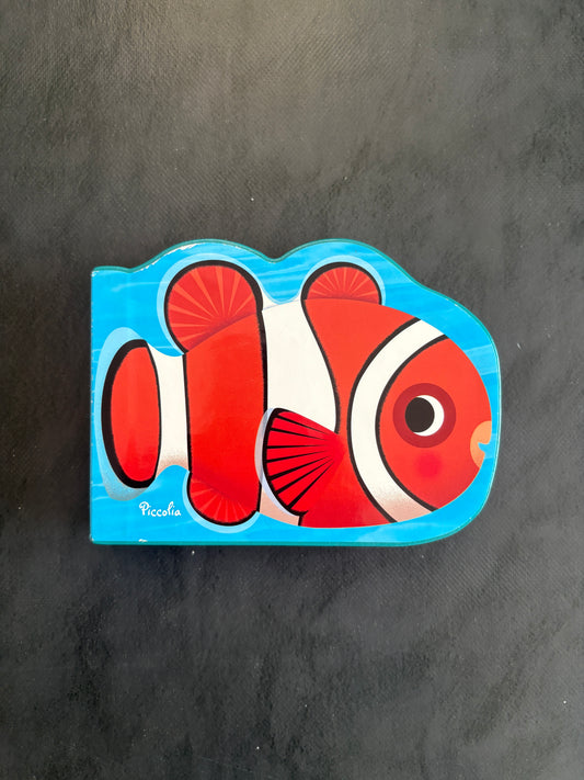 Livre cartonné mini animaux - poisson-clown