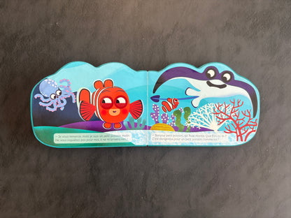 Livre cartonné mini animaux - poisson-clown