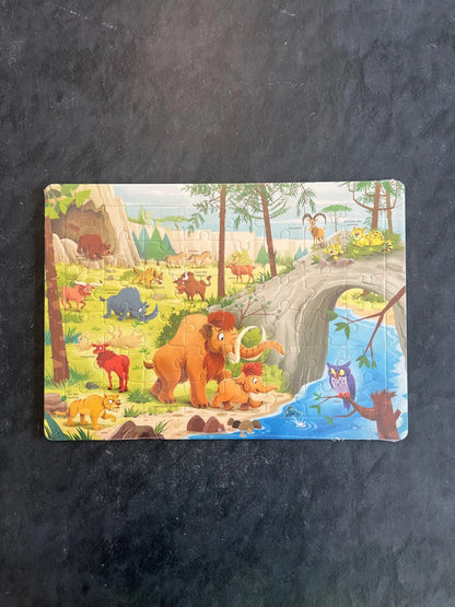 Puzzle - les animaux préhistoriques