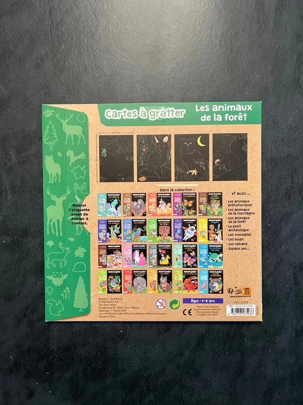 Cartes à gratter - le printemps