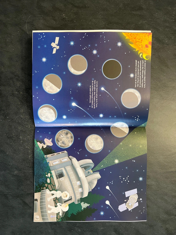 Livre d’autocollants - l’espace