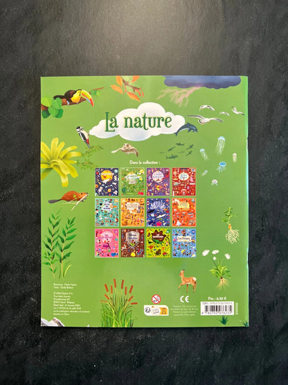 Livre d’autocollants - la nature