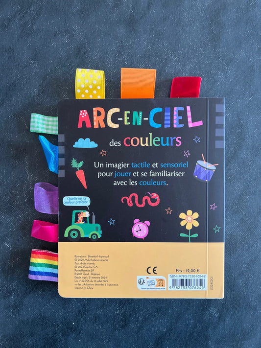 Livre cartonné - arc en ciel des couleurs