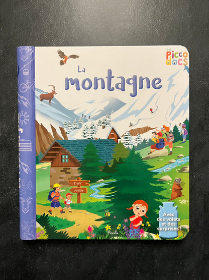 Livre à volets - la montagne