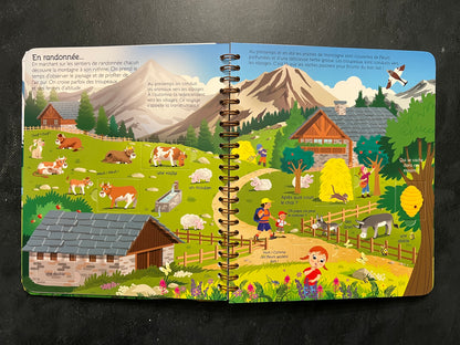 Livre à volets - la montagne