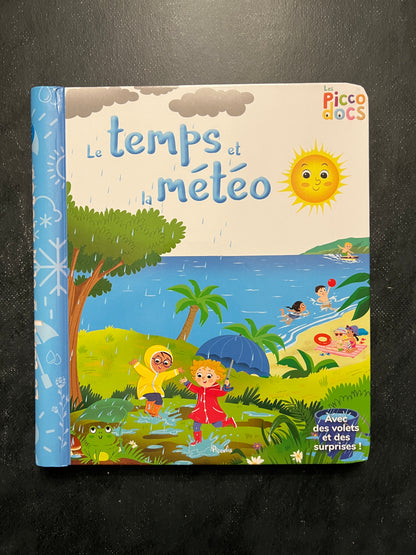 Livre à volets - le temps et la météo