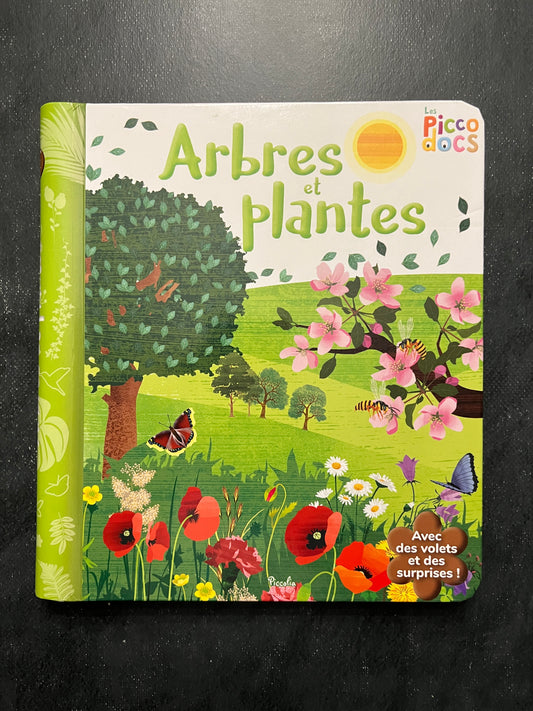Livre à volets - arbres et plantes
