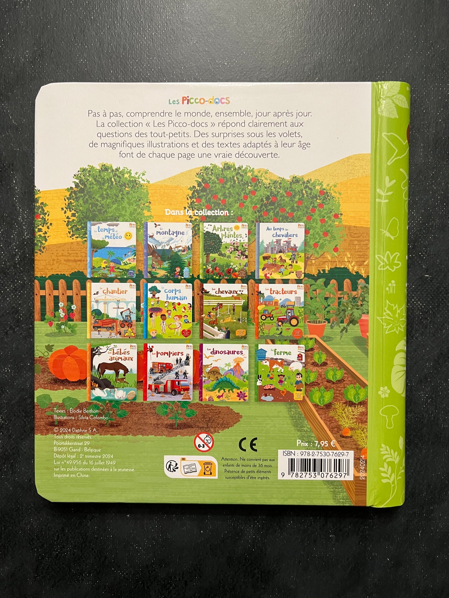 Livre à volets - arbres et plantes