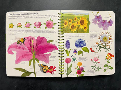 Livre à volets - arbres et plantes