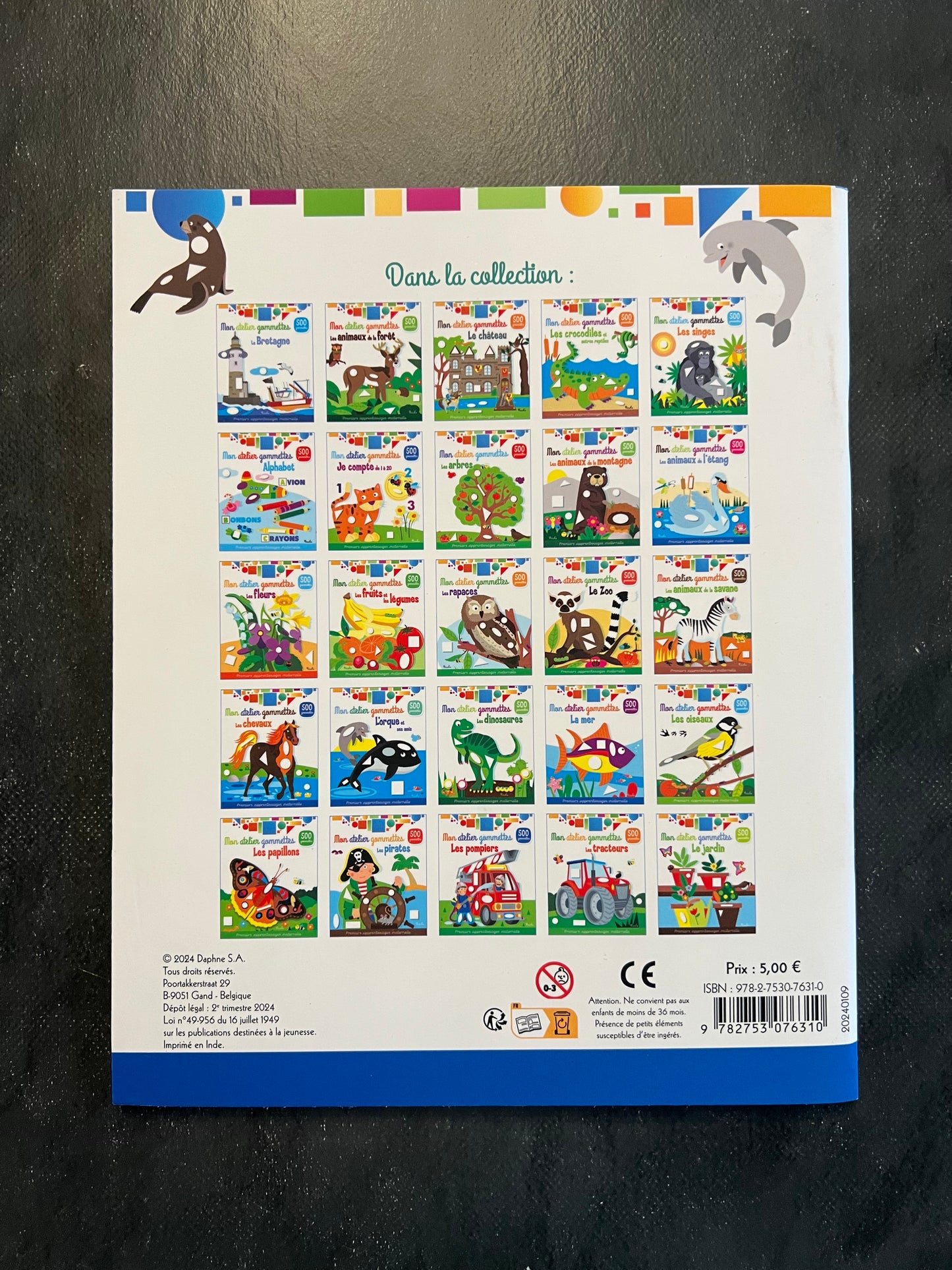 Mon atelier de gommettes - l'orque et ses amis