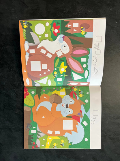 Mon atelier de gommettes - les animaux de la forêt