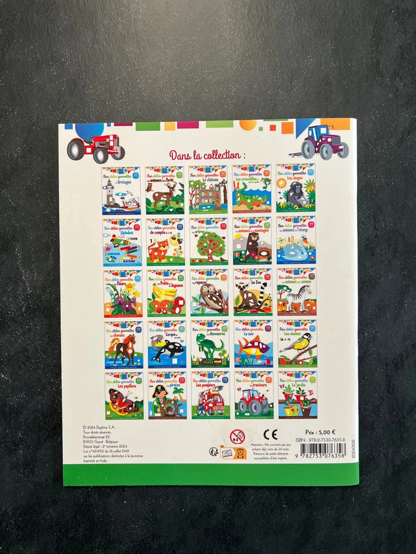 Mon atelier de gommettes - les tracteurs