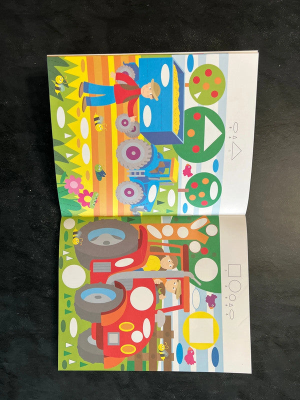 Mon atelier de gommettes - les tracteurs