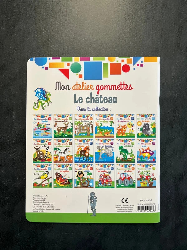 Mon atelier de gommettes - Le château | Dès 3 ans