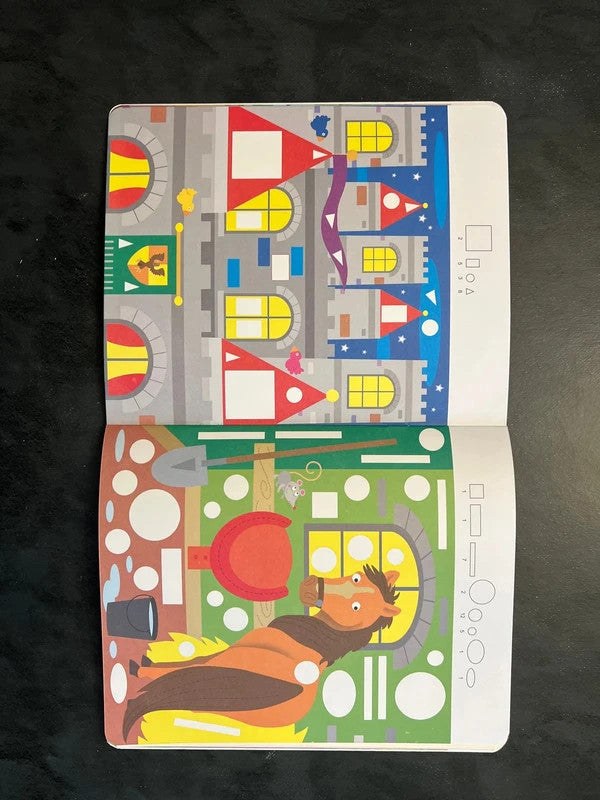 Mon atelier de gommettes - Le château | Dès 3 ans