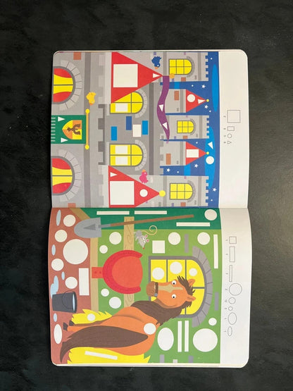 Mon atelier de gommettes - Le château | Dès 3 ans