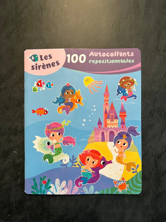 100 autocollants repositionnables - les sirènes